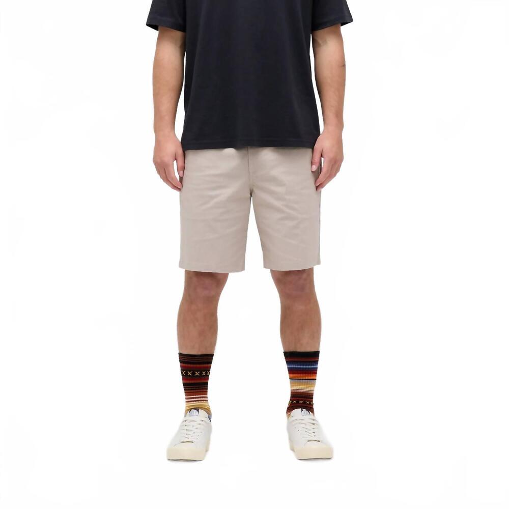 NEW STANCE compound chino short in string grey